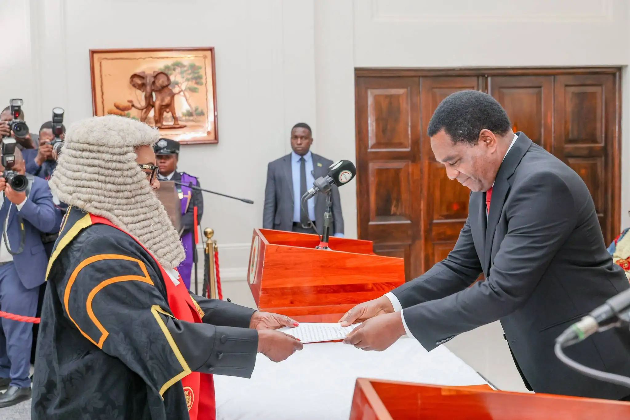 Hichilema Congratulates Nelly Mutti as Zambia Introduces New Parliament Representation System