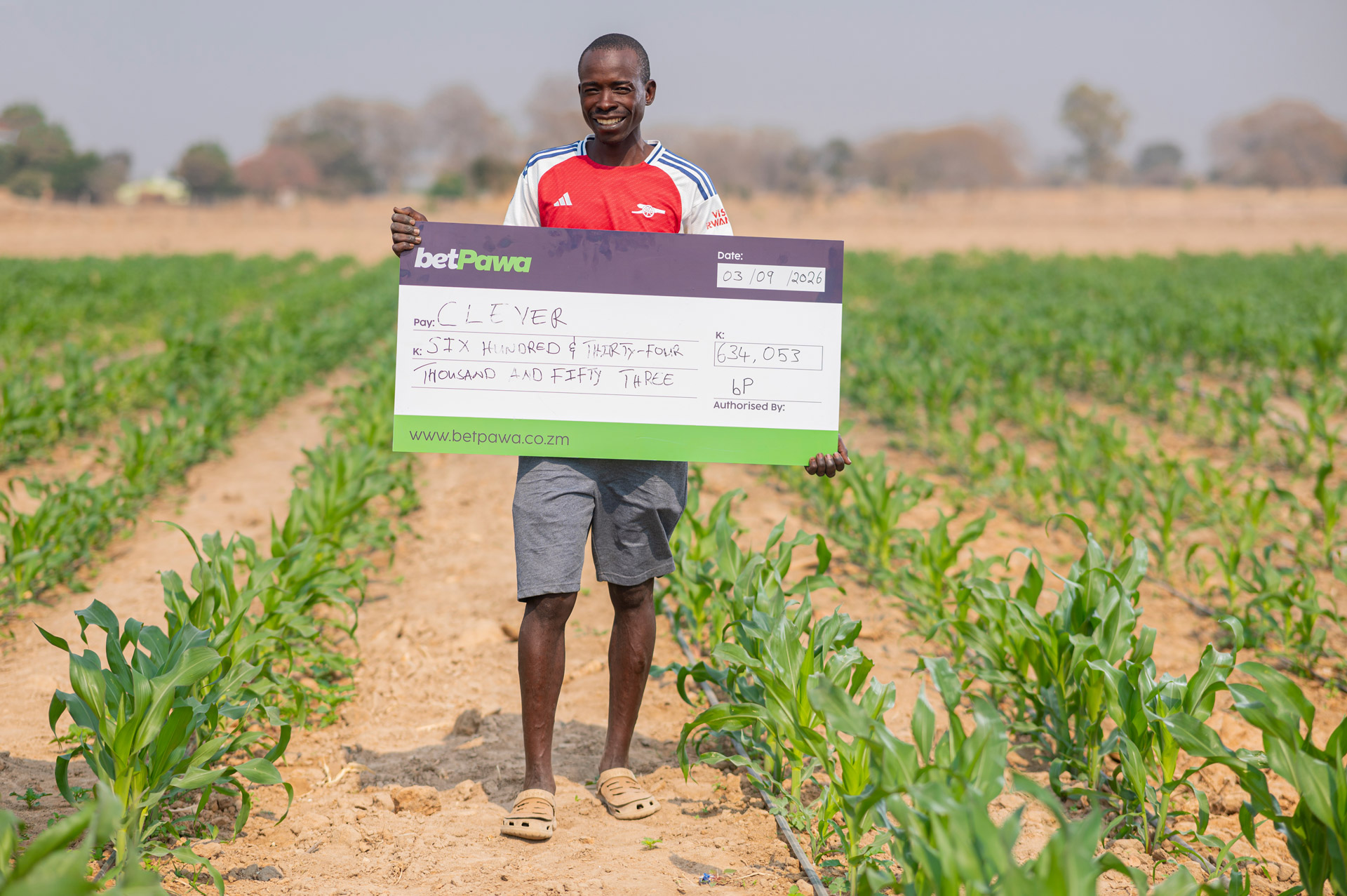 K1 Bet Pays Out K634,053 for Zambian Farmer