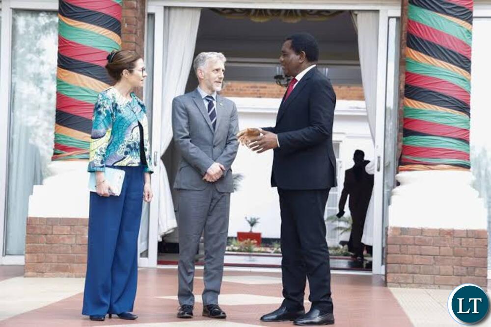 Zambia : President Hichilema Reaffirms Zambia-UK Historic Partnership