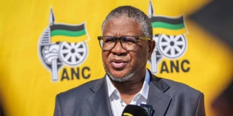 Fikile Mbalula Collapses During Media Briefing After ANC’s Court Victory