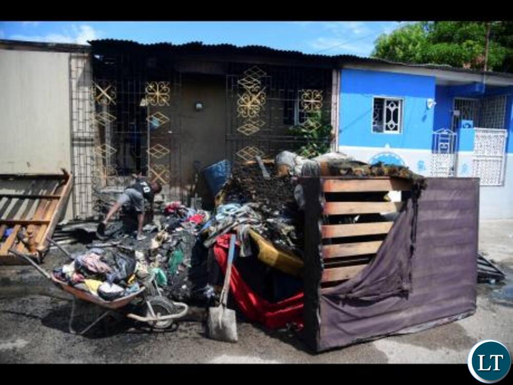 Zambia : Chisamba Family Left Homeless After Fire