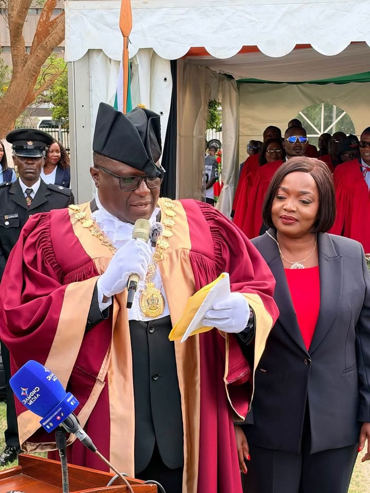 Chitambala Mwewa has been installed as Mayor of Lusaka.