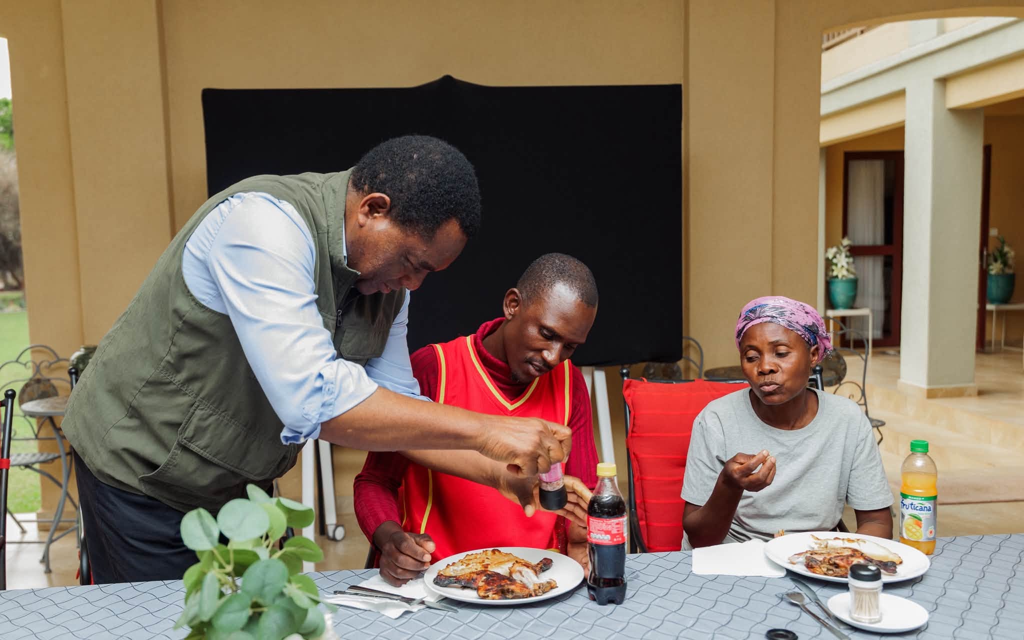 Zambia : President Hichilema Hosts Maggie Sapato And Jeremiah Tembo After Remarkable Journeys To Lusaka