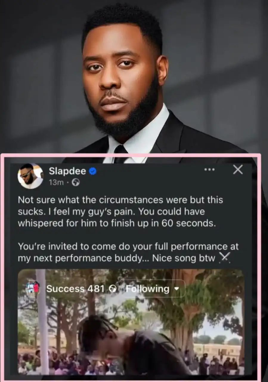 Slapdee Speaks Out After Upcoming Artist Says His Microphone Was Grabbed on Stage in Chilubi