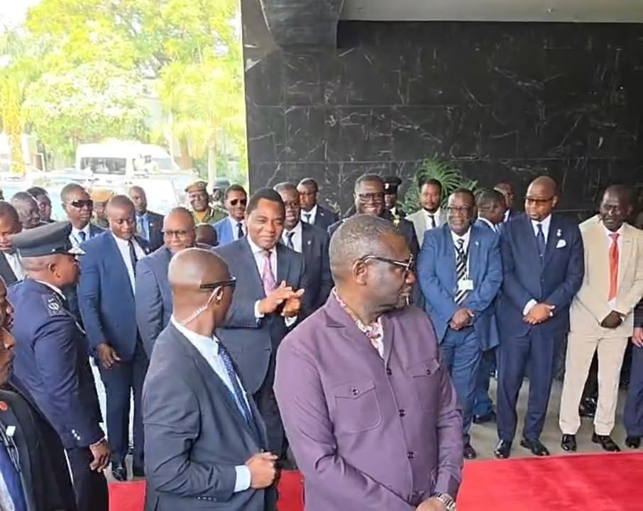 President Hichilema Arrives at InterContinental Hotel for Great Lakes Region Conference