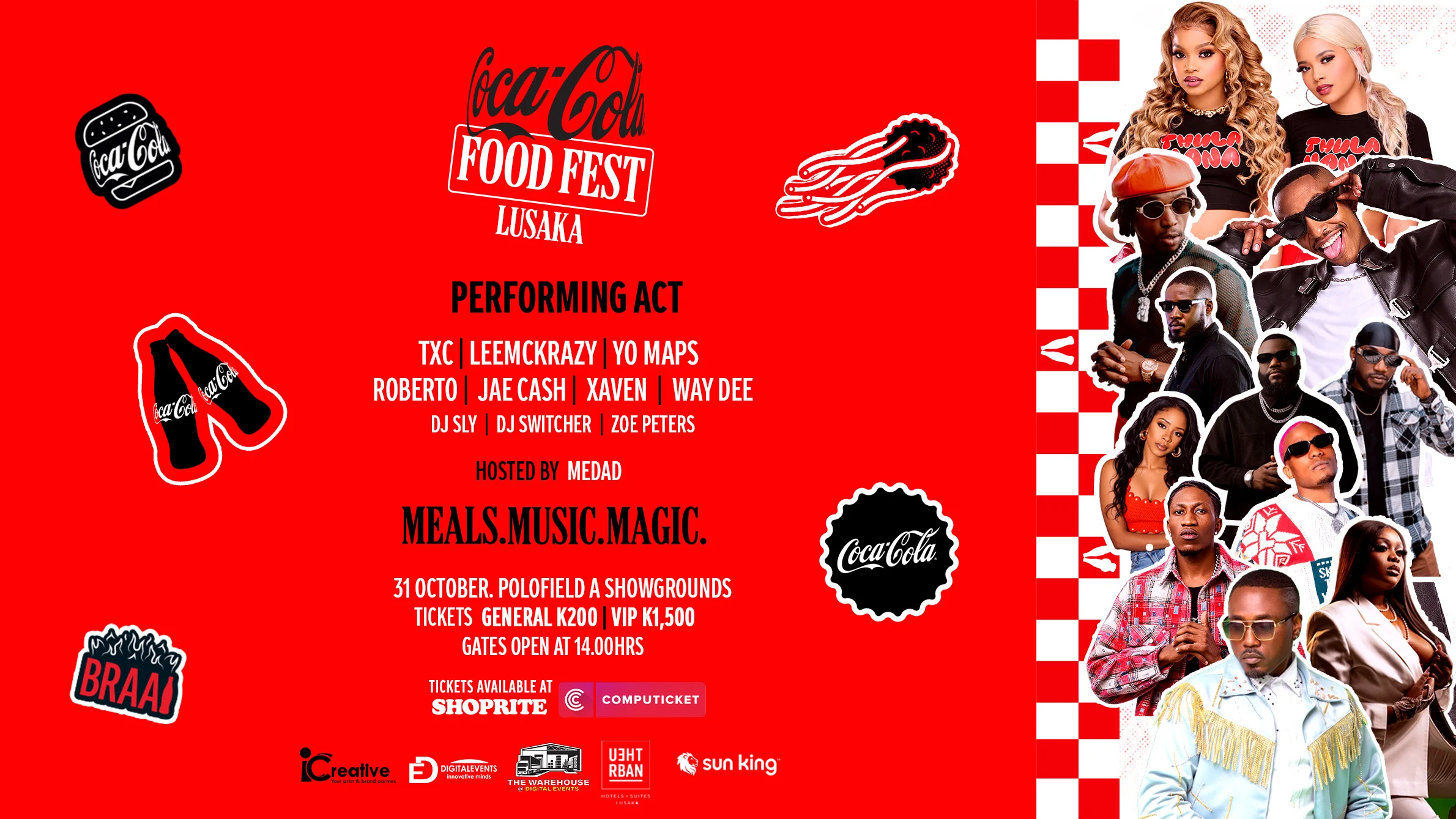 Coca-Cola Food Fest Returns to Lusaka for Another Celebration of Meals, Music, and Magic